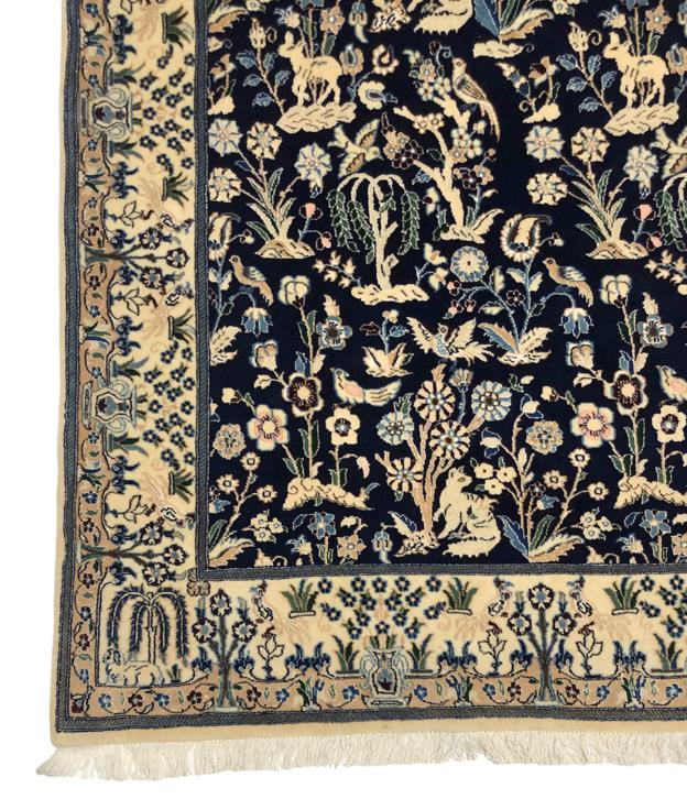Nain 6La Persian Rug Cream (203cm x129cm)