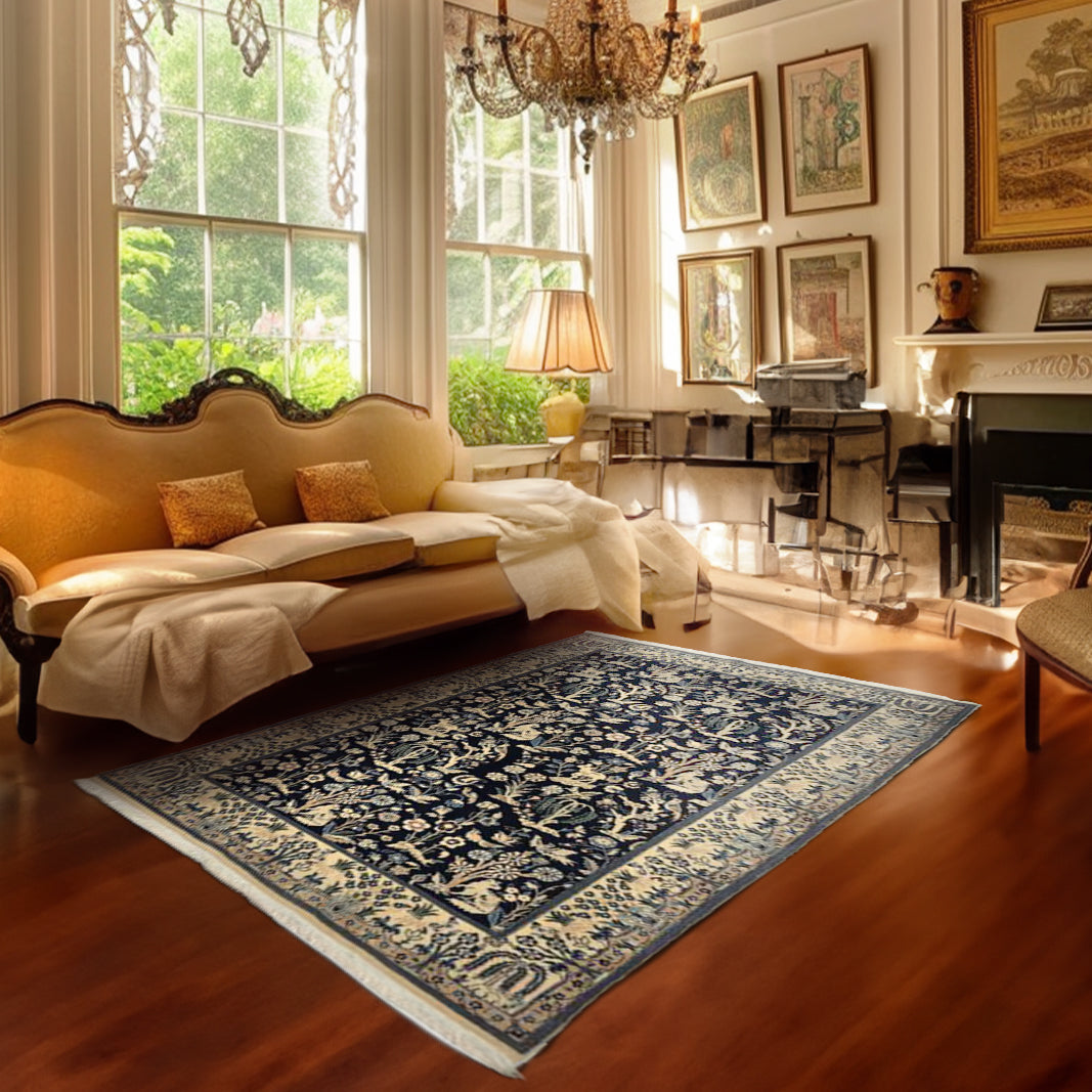 Nain 6La Persian Rug Cream (203cm x129cm)